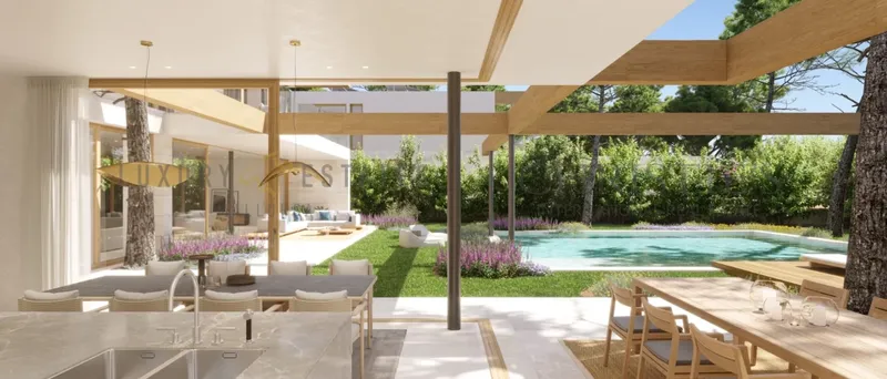 Plot in Santa Ponsa with construction project for modern villa with sea views — photo 4