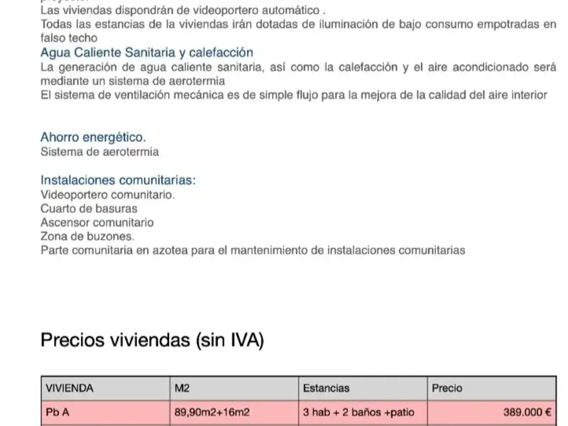 nueva promoción de viviendas en Inca, pisos de 2 y 3 dormitorios, precios desde 299.000 a 389.000, posibilidad de plaza de garaje. Pueden so — photo 8