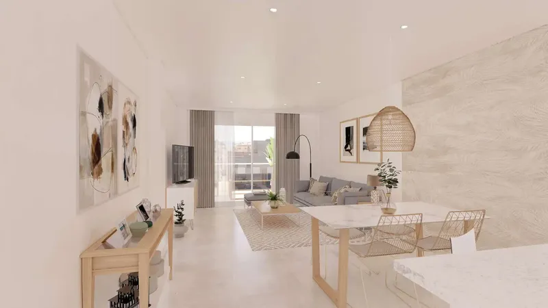 This attractive apartment offers comfortable and modern living in a generous space. It has two bright bedrooms that offer enough space — photo 3