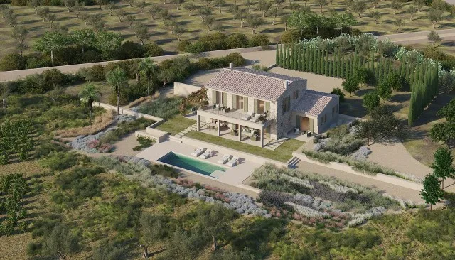 Country Villa Under Construction for Sale in Pollensa, North Mallorca — photo 1