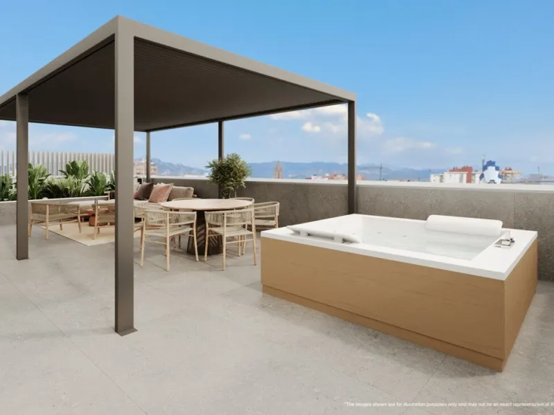 Exclusive Penthouse in Palma with Pool, Gym, Golf Simulator, Cinema, Spa & Shared Boat - Palma de Mallorca - 2 Bedrooms, 97 m² — photo 11