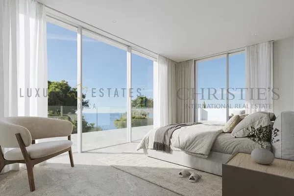 Modern newly built villa in Sol de Mallorca with large terraces and partial sea views — photo 5