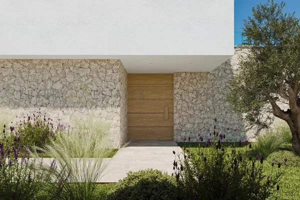 Modern newly built villa in Sol de Mallorca with large terraces and partial sea views — photo 3