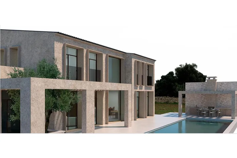 Rustic plot with project for the construction of a rustic estate in Santanyí — photo 6