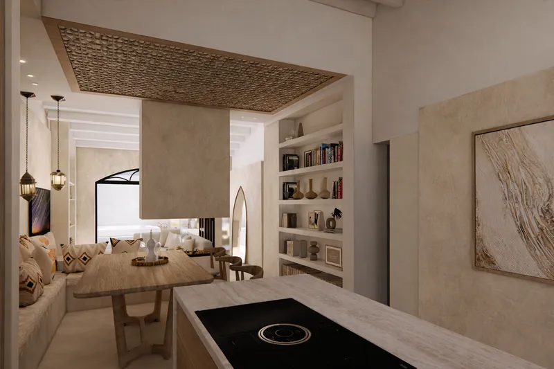 Modern townhouse with a private pool and patio, within walking distance of Illetas Beach — photo 7