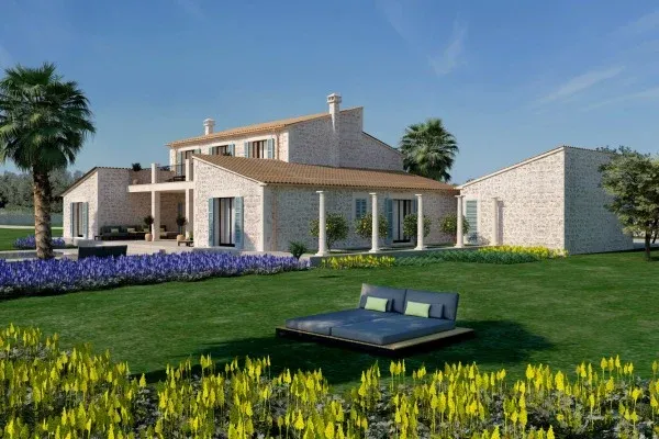 Plot with approved building license for a finca with pool — photo 1