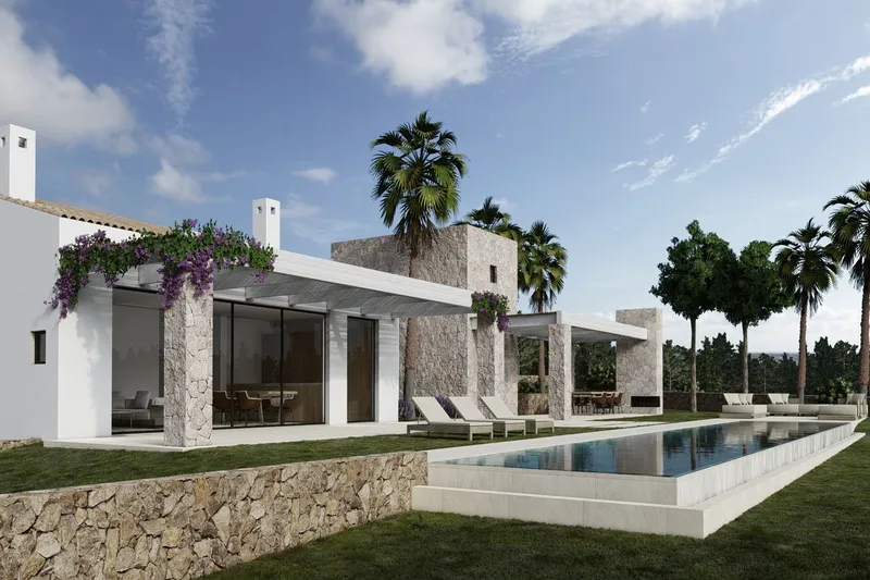 Stylish new-build finca project with panoramic views near Ses Salines — photo 1