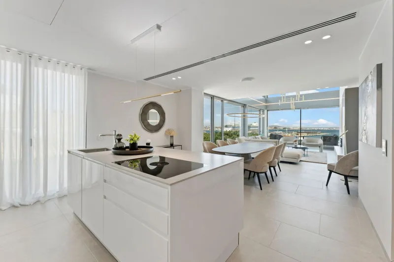 Spectacular Duplex Penthouse with Panoramic Views of Palma's Harbor, Cathedral, Sea and Mountains - Living Area (15475) — photo 8