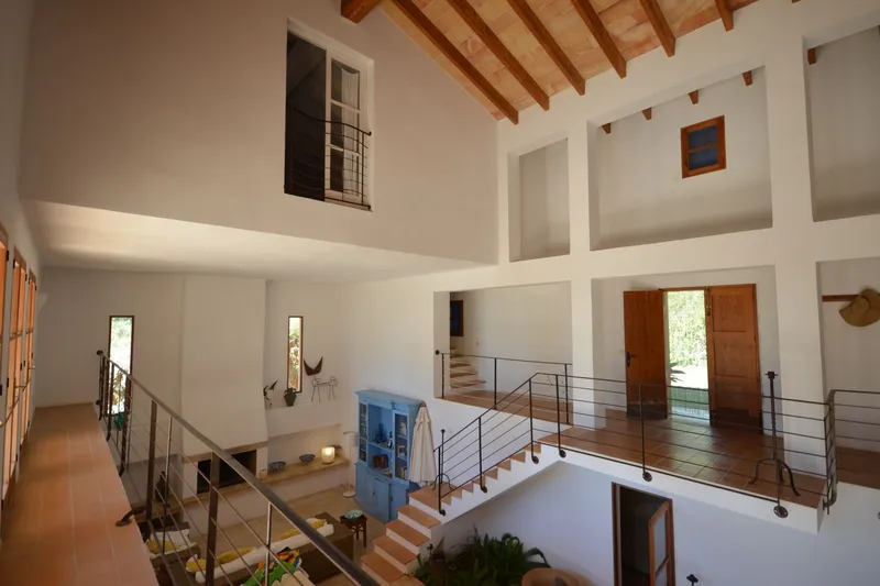 Finca with open gallery and panoramic sea views in Es Carritxo — photo 2