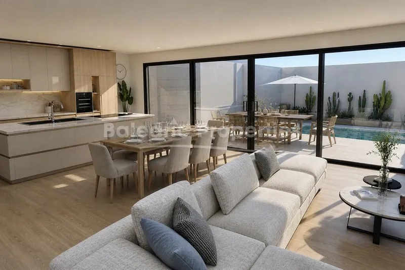 Beautifully renovated town house with pool for sale in Sa Cabaneta, Southwest Mallorca — photo 2
