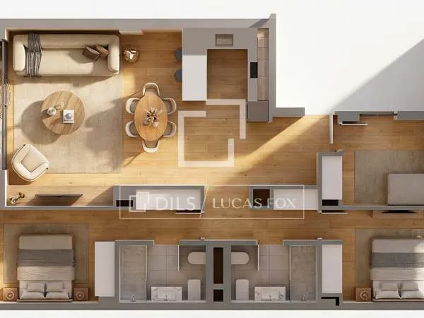 107m² apartment with 74m² terrace for sale in Palma de Mallorca — photo 4