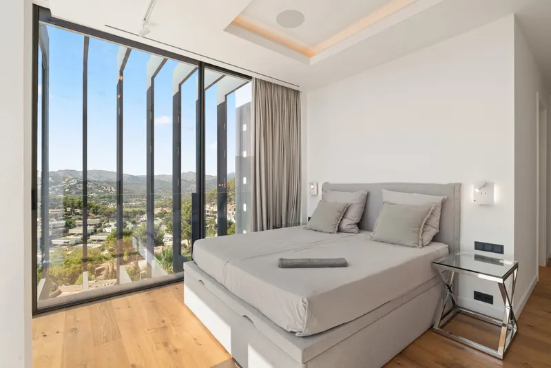 First occupancy! New build for sale high above Cala Llamp – Stunning modern villa with sea views — photo 12