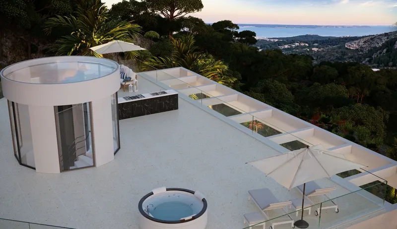 New construction sea view villa in Son Vida — photo 10