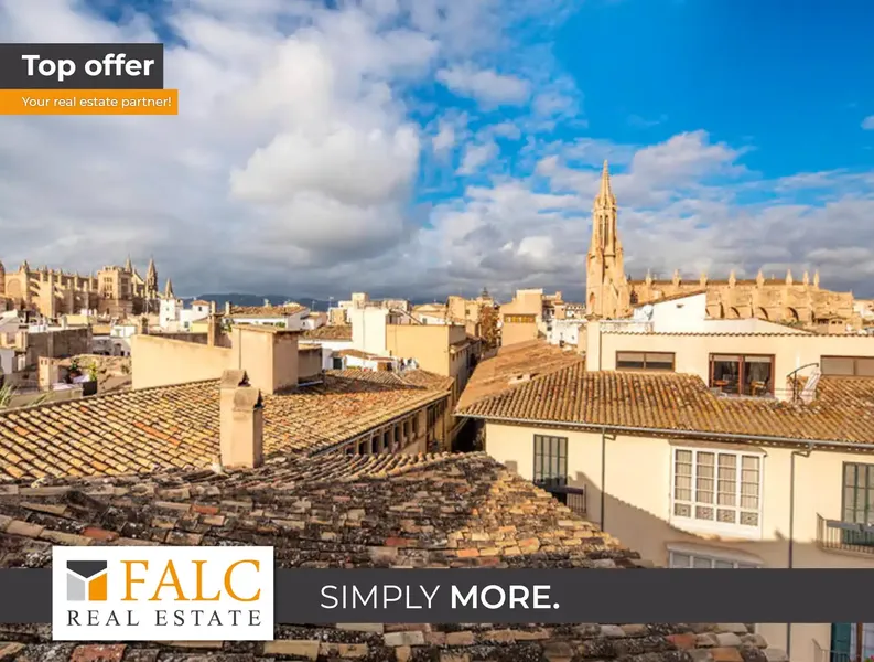 Attractive apartment in the old town of Palma with views of the Church of San Francisco — photo 1