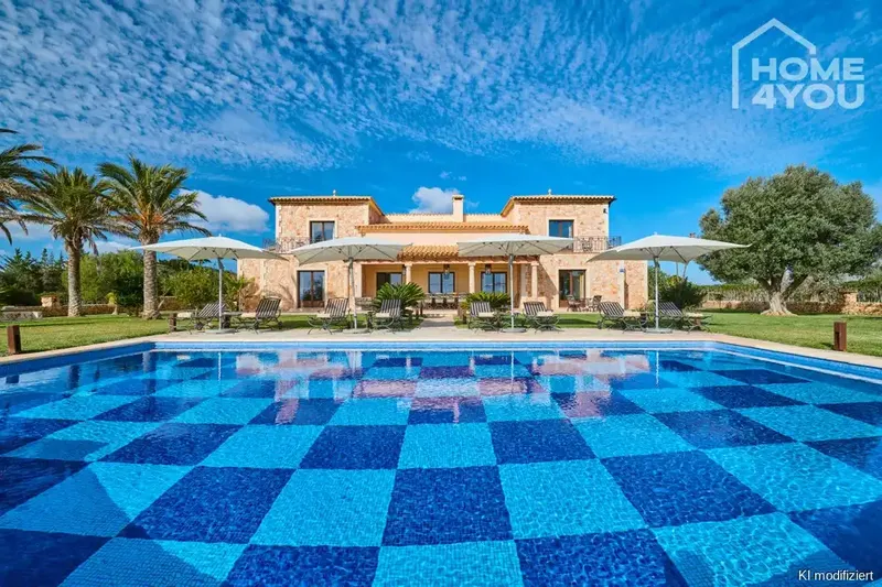 Exceptional luxury finca with sea views in Portocolom — photo 1