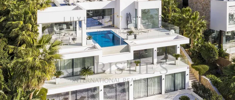Modern new built villa with panoramic sea views in Port Andratx in the southwest of Mallorca — photo 1