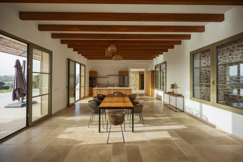 Porreres quiet location country property for sale with various terraces and wooden beams — photo 8