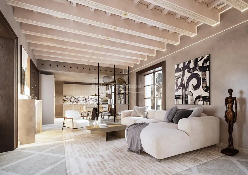 Ground floor duplex apartment for sale in Palma old town, Mallorca — photo 1