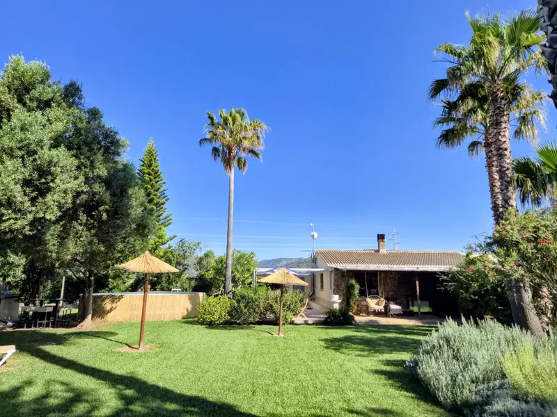 Charming rustic house for rent with garden, terraces and land in the north of Mallorca, available from September 1, 2026 — photo 1