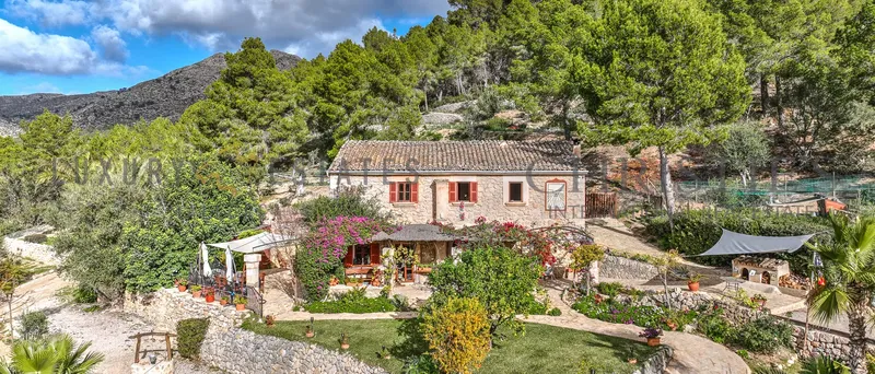 Historic natural stone finca in the southwest of Mallorca in S'Arraco — photo 12