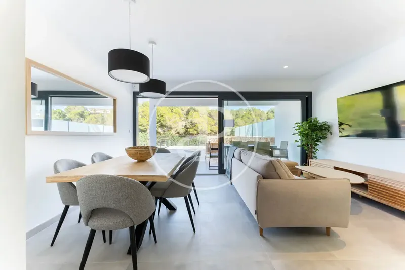 Spectacular designer townhouse in Cala Mendia with panoramic views and private pool for rent — photo 5