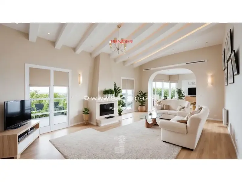 Fabulous stone finca with pool and panoramic sea and mountain views, located in an exclusive and quiet area with south orientation — photo 9