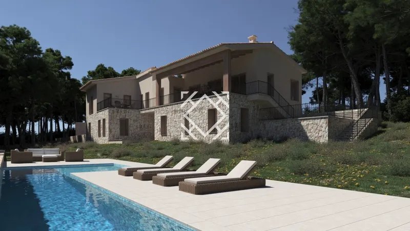 Rustic plot with basic project and building licence for sale in Alcúdia, Mallorca. — photo 2