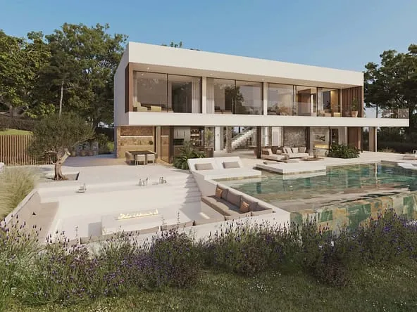 Modern Mediterranean villa with panoramic views near Palma — photo 2