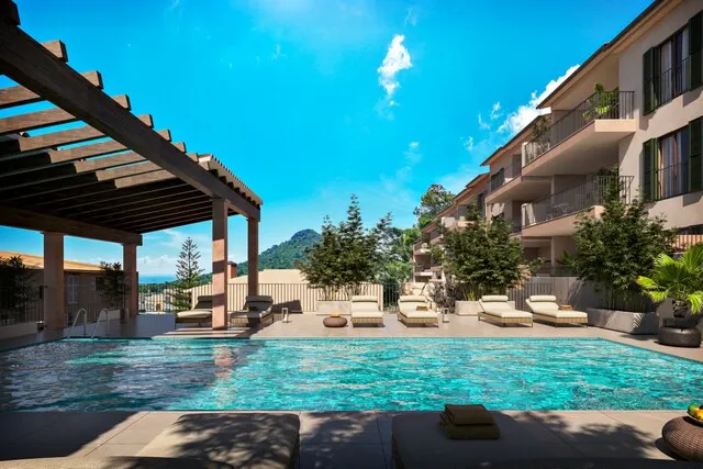 New-build flat in Capdepera with communal swimming pool — photo 1