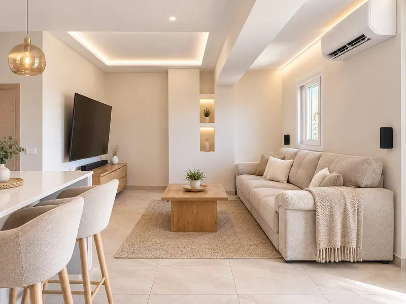 Renovated 82m² apartment with 2 bedrooms, bathroom and terrace for sale — photo 4
