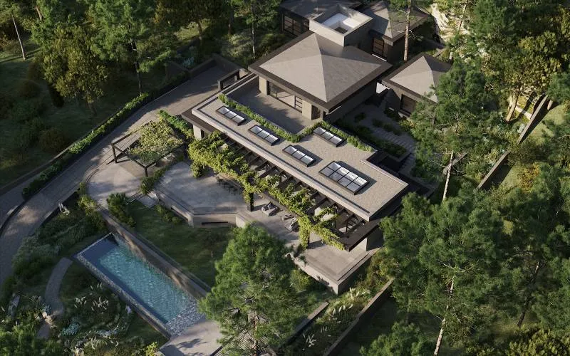 Uniquely designed, Balinese-style villa in Sta Ponsa Golf — photo 1