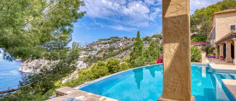 Mediterranean villa in Puerto Andratx with sea view and guest house in Mallorca — photo 12