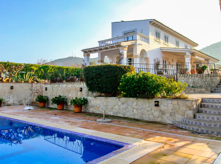 Ref. 2440C – Puerto de Andratx – Unique country property with pool and harbour views — photo 1