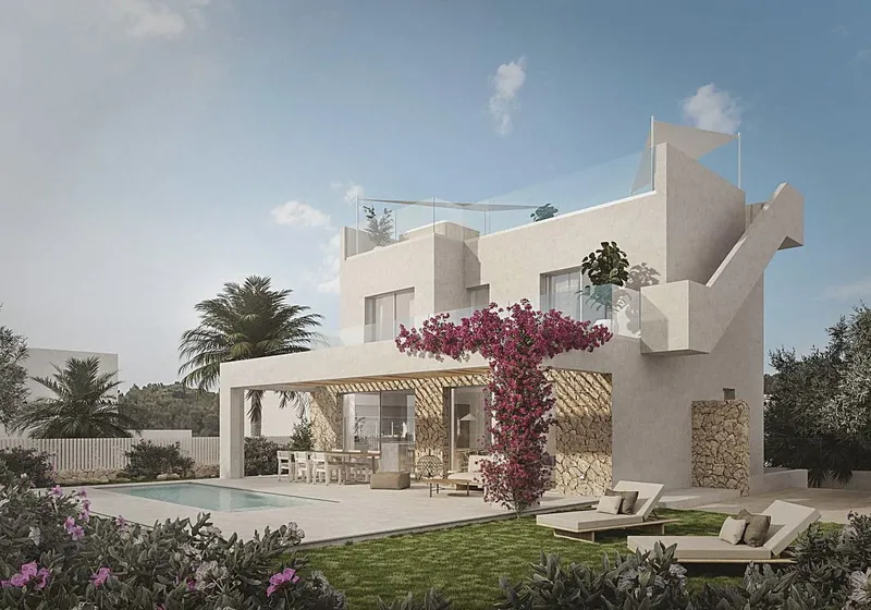 Modern, elegant new-build villa in Cala Figuera - Contemporary architecture. Mediterranean lifestyle — photo 1