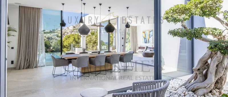 Modern new built villa with panoramic sea views in Port Andratx in the southwest of Mallorca — photo 10