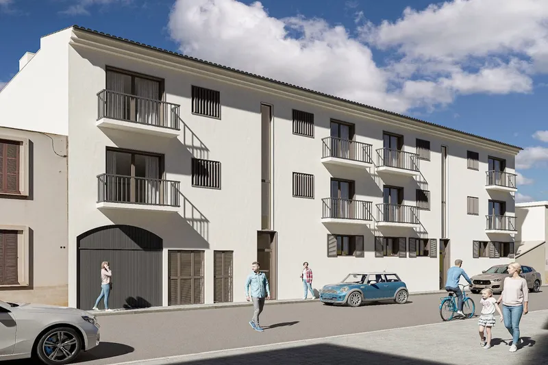 Apartment in Campos - View of the terrace of the ground floor apartment — photo 2