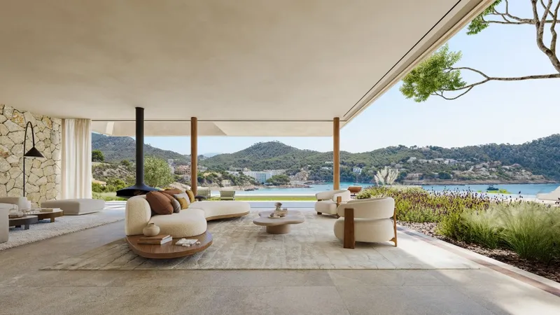 Camp de Mar beachfront plot for sale with private pool and access to beach — photo 3