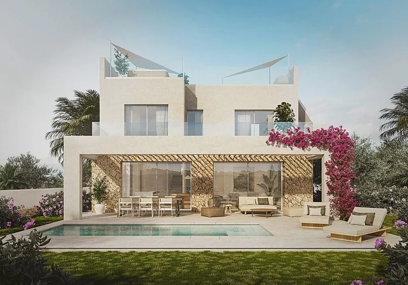 Modern, elegant new-build villa in Cala Figuera - Contemporary architecture. Mediterranean lifestyle — photo 3