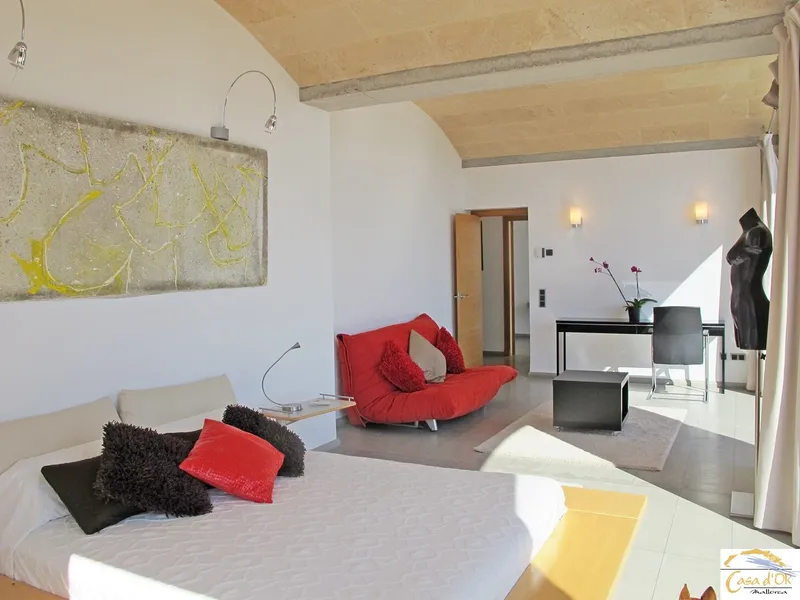 Modern finca with panoramic views, infinity pool and ETV license in Felanitx — photo 10
