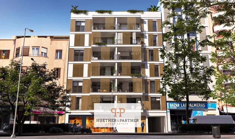 New build penthouse with 3 bedrooms, parking space and terrace for sale — photo 1