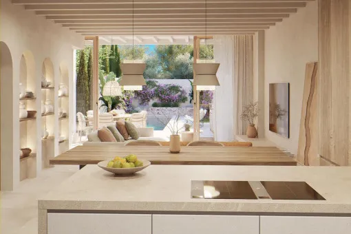 Santanyi, Modern, Newly Built Townhouse in Santanyi with a Pool and Rooftop Terrace — photo 4