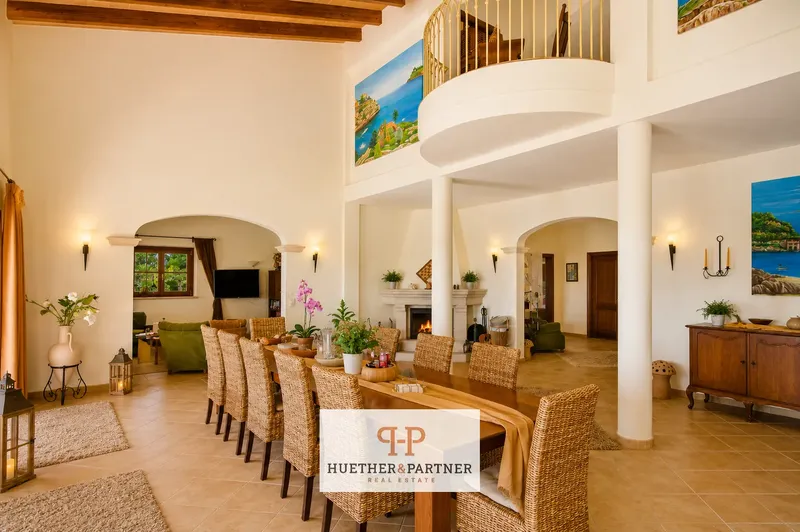 Natural stone finca in Santanyí with sea views, guest house and absolute privacy — photo 4