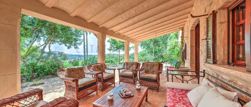 Country estate in Son Macia with 2 main houses and outbuildings pool and partial sea view — photo 4