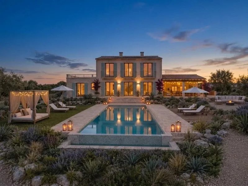 Elegant country house in Santanyí, near the sea and with wide views of the landscape — photo 1