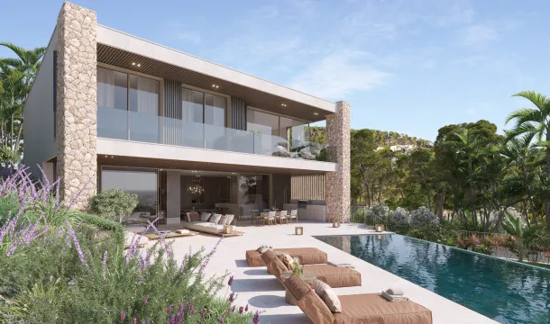 New-build villa with sea views, swimming pool and luxury design in Costa d'en Blanes — photo 11