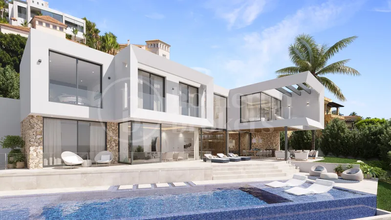 Villa Oceanview - Modern villa under construction with panoramic sea views — photo 6
