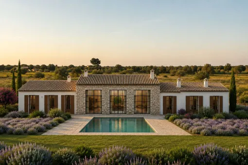 Campos, Idyllic Plot with Panoramic Views and New-Build Project between Campos and the Coast — photo 1