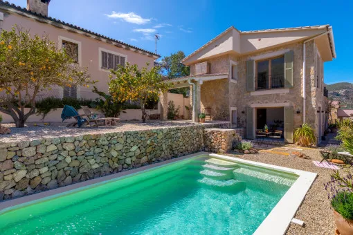 Banyalbufar, exquisite villa with sea views and pool in Port des Canonge, a few steps from the beach — photo 1