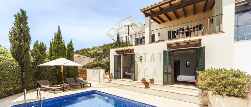 Mediterranean house in Costa den Blanes with panoramic sea views — photo 1