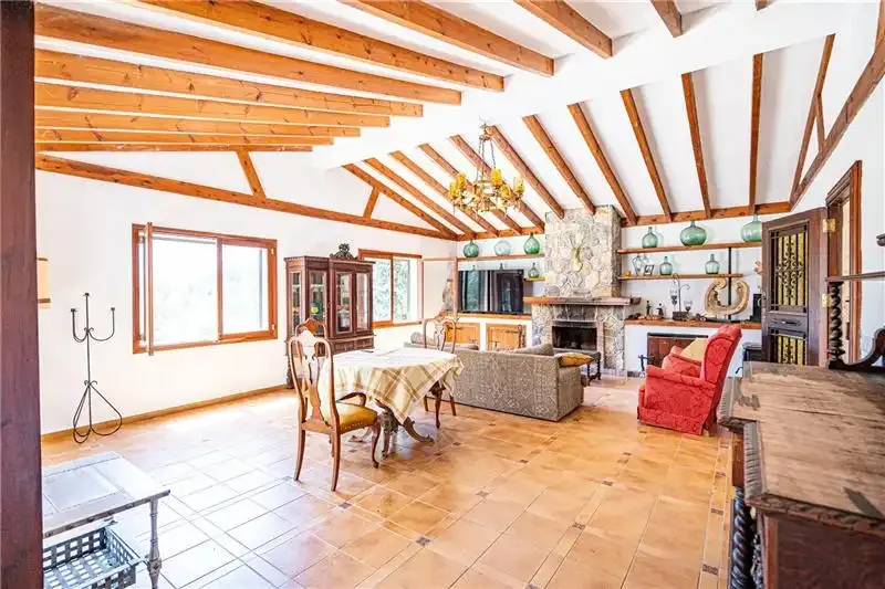 Finca on plot of approx. 7,500m2 with pool and mountain views. House of approx. 250m2, large living-dining room of approx. 42m2 with fireplace — photo 4